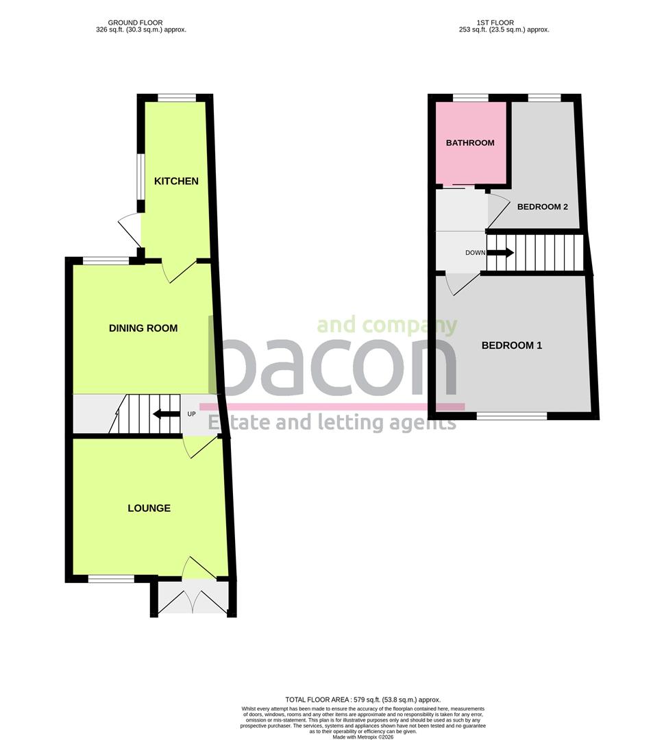 Floor Plan | House - End Terrace | Cross Street, Worthing | For Sale